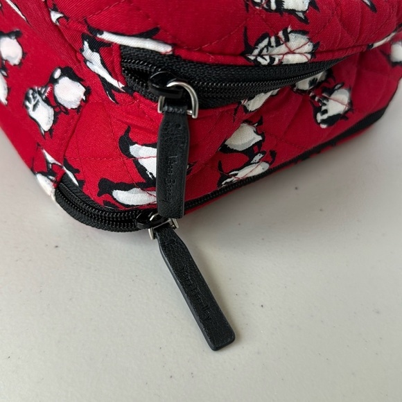 Vera Bradley Playful Penguin Red Cosmetic Case - Picture 8 of 16